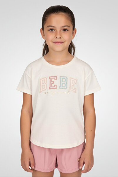 Bebe Kids Girl 2 Pcs Outdoor T-Shirt And Skort Set, Multicolor