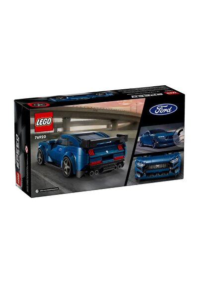LEGO 344 Pisces 76920 Speed Champions Ford Mustang Dark Horse Sports Car, Mul...
