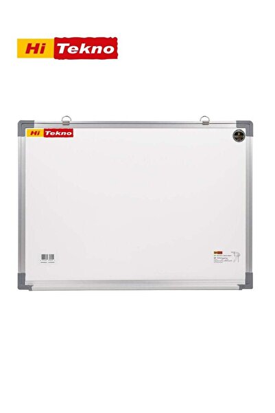 Hi Tekno Hitekno Magnetic Whiteboard with Aluminum Alloy Frame, 60 x 45 cm, White