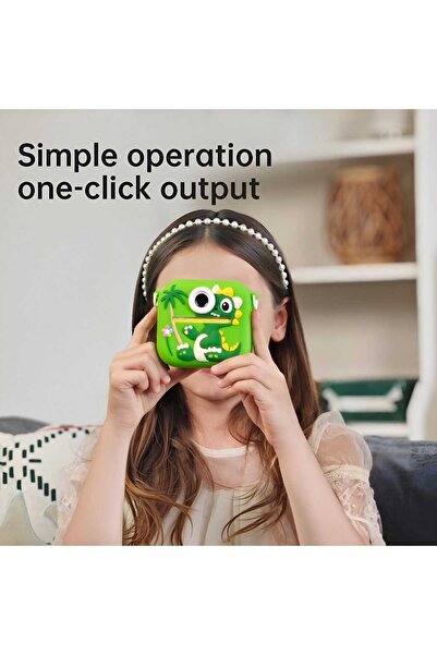 VALA ® P9 Astronaut Kids Instant Print Camera, Dual 48MP, 2.4" LCD, Light Blue