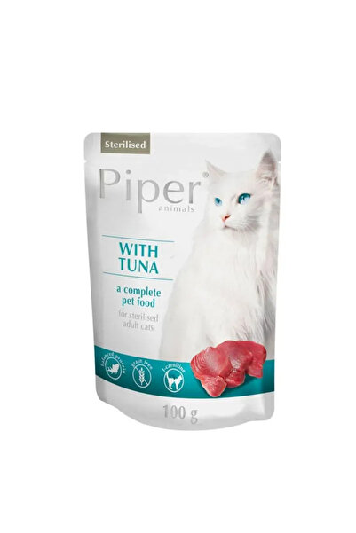 Piper Hrană umedă pentru pisici, sterilizată, cu ton, SET 10x100 g