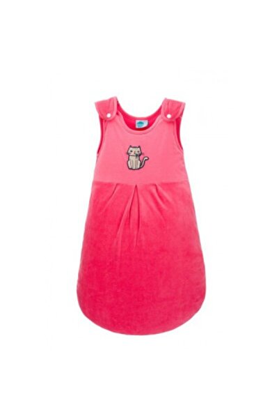 Fillikid BIO sleeping bag, coral red, cat, 90 cm -