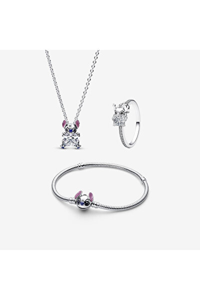 NOVVO Set bijuterii Inel,Bratara si Colier Stitch Argint 925