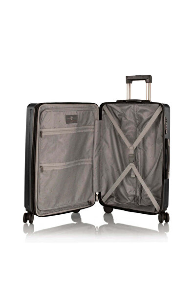 Heys Spinlite 51.5 CM Medium Check-in Polycarbonate with ABS Hard Sided 4-Wheeler Spinner Trolley Ba