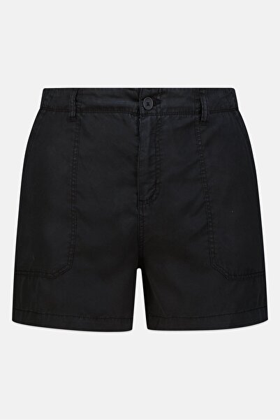 Social Standards Women Solid Basic Shorts, Black