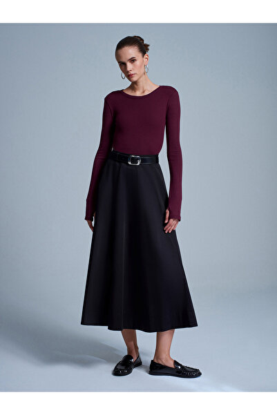 Dilvin 32319 Μακρυμάνικο μπλουζάκι με μοντέρνα συνδυαστική στολή