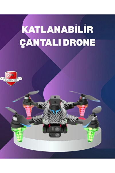 Genel Markalar Mey İthalat® Katlanabilir Drone 1080P Kamera Full HD Çekim Haf...