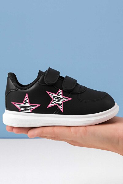lias desing Tenis pentru fete Pink and Zebra star cu imprimeu