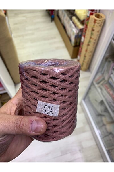 Rengarenk tuhafiye ve hobi Natura Raffia Rafya Şapka Çanta Kağıt İp 100 gr