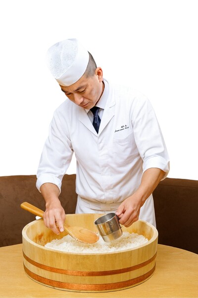 United Foods 60 cm Bamboo Sushi Rice Mixing Boiler |   Hangiri – Handai |   Professional Sushi Rice Pan