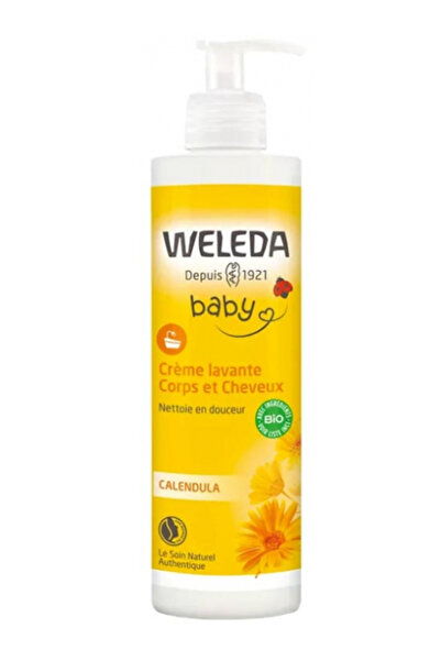 Weleda Baby Bio shower cream for hair and body with marigold 400 ml