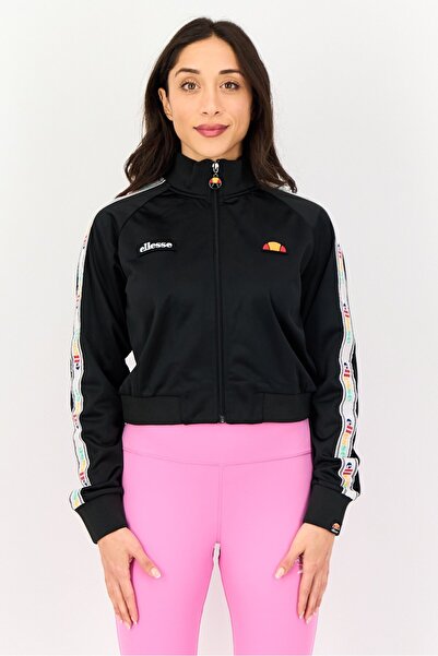 Ellesse Women Sportswear Fit Long Sleeve Training Sweatshirts, Black