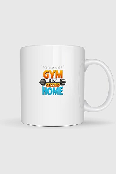 Bahriyeli Collection Gym Is My Second Home B Printed Mug Cup