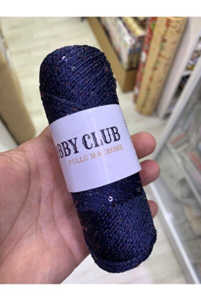 hobby club Pullu Polyester Makrome İpi Çanta Örgü İpi 100 gram