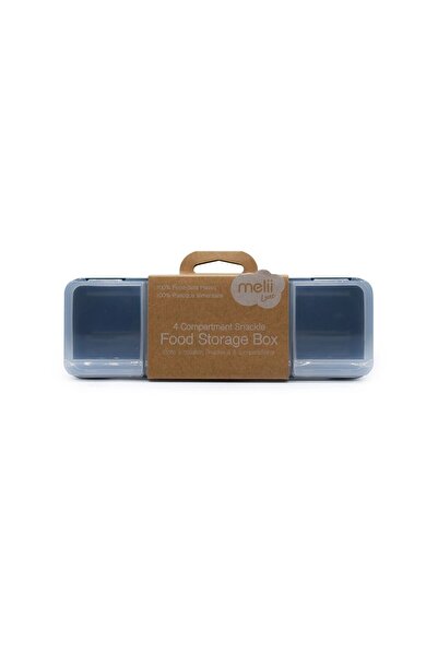 Melii Snack box 4 compartments, luxe, blue