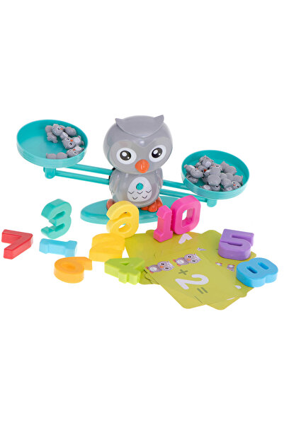 Micostore Owl Scale Toy - Let's Learn Math, STEM Educational Toy, Set of 60 Pieces