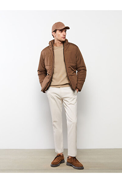 LC Waikiki Standard Mold Stand Collar Men's Puffer Coat