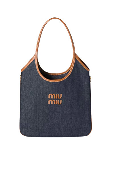 MIULAB حقيبة توت قماشية من MIU Ivy للكتف