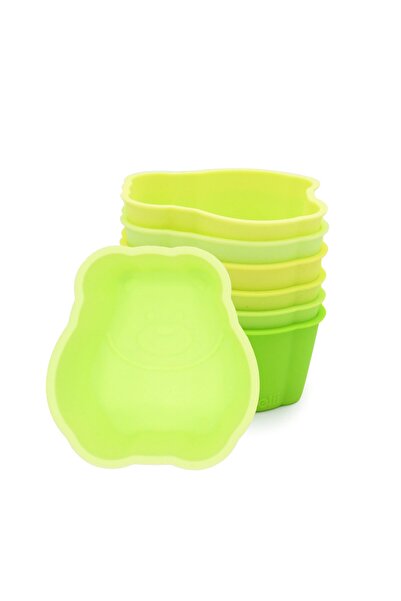 Melii Set of 6 silicone baking molds, melii, bear model