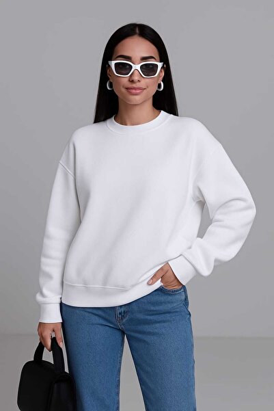 ogonline Oversized Crew Neck Women's Sweatshirt 3 Thread