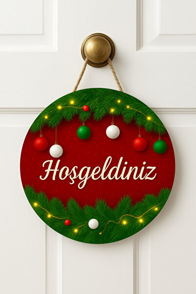 e&a care YILBAŞI TEMALI HOŞGELDİNİZ KAPI SÜSÜ