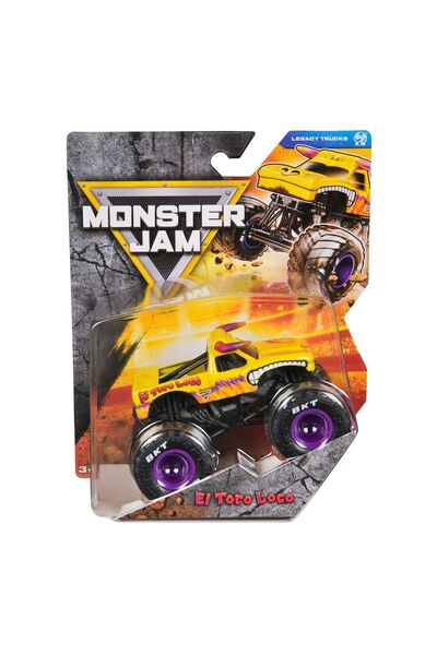 Monster Jam legacy trucks masinuta metalicael toro loco scara 1 la 64