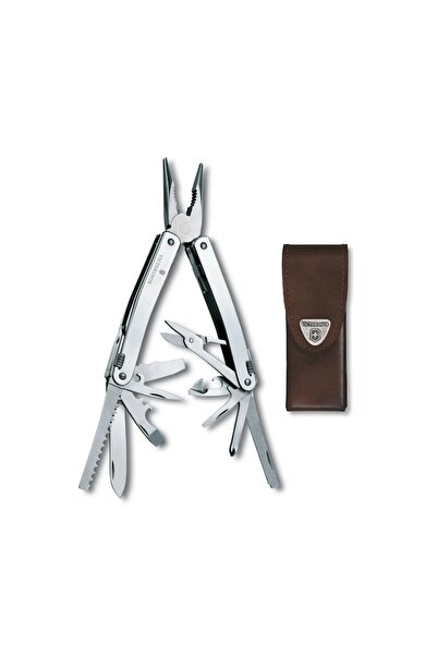Victorinox multifunctional pliers 3.0224.L Swiss Tool Spirit X, sheath included, silver