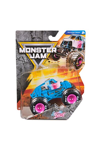 Monster Jam masinuta metalica sparkle smash scara 1 la 64
