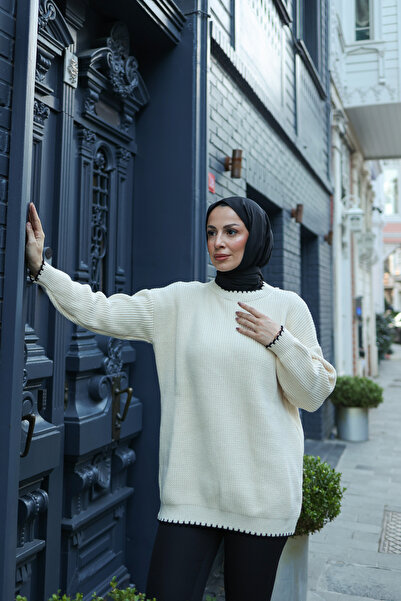 luazul Shepherd Embroidered Knitwear Sweater