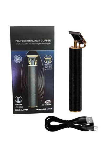 Generic Professional Oil Head Carving Electric Hair Clipper Black