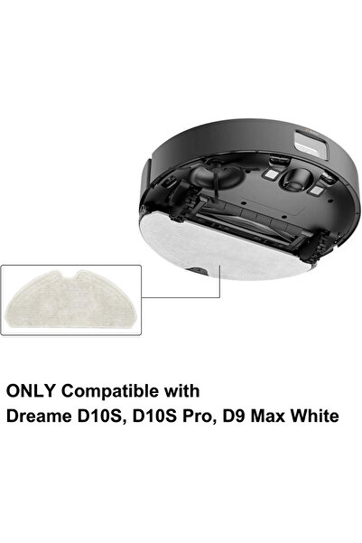 RotRever Dreame Bot D10S, D10S Pro Compatible Mop Pad Replacement Set - 2 Pieces