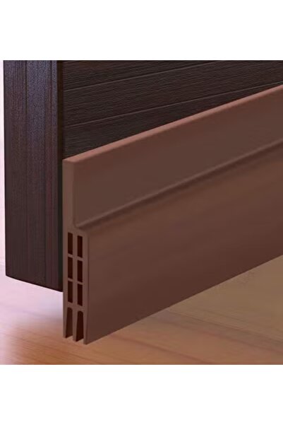 BULLGA 100cm Brown Door Bottom Protective Seal Strip, Windproof, Dustproof, and Noise Resistant
