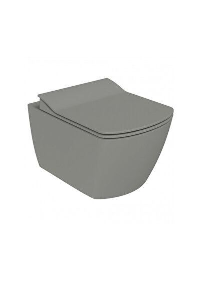 Creavit EG321 Elegant Kanalsız Duroplast Yavaş Kapanan Klozet Kapaklı Cool Gr...