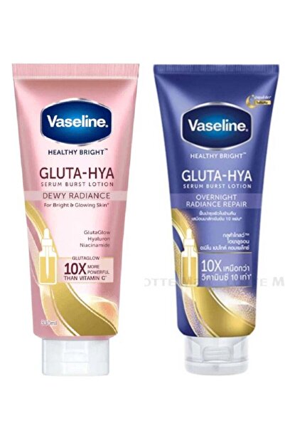 Vaseline لوشن إصلاح إشراقة الليل المعزز بالسيروم 330 مل (جلوتا هيا)