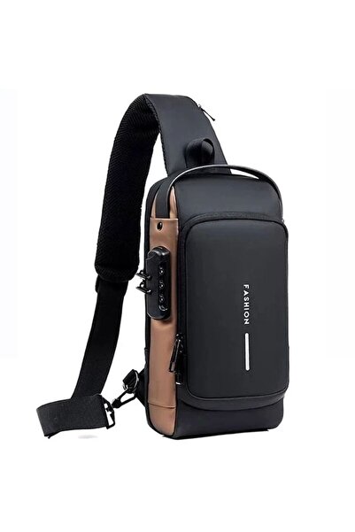 MeK Fine Smart Crossbody Backpack, Waterproof, USB Charging 3.0, Ultralight, Anti-theft, Unisex -