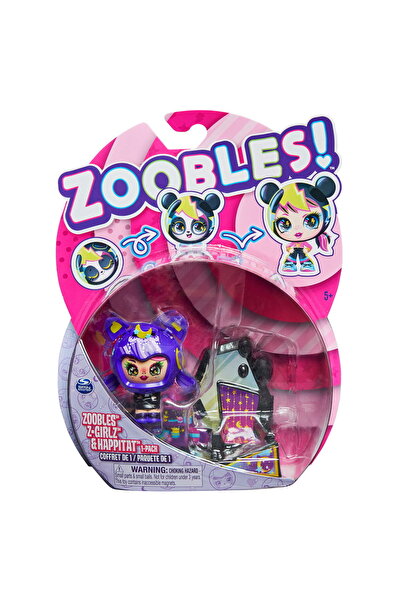 Monster Jam Фигурка за трансформация Zoobles z-girlz - котенце