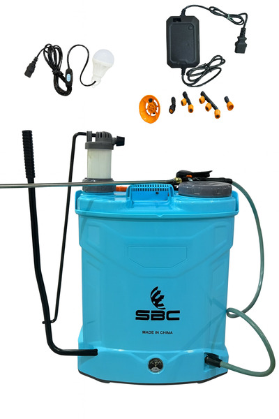 SBC مرشة ظهر بطارية + يدوية 20 لتر