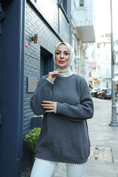 luazul Shepherd Embroidered Knitwear Sweater