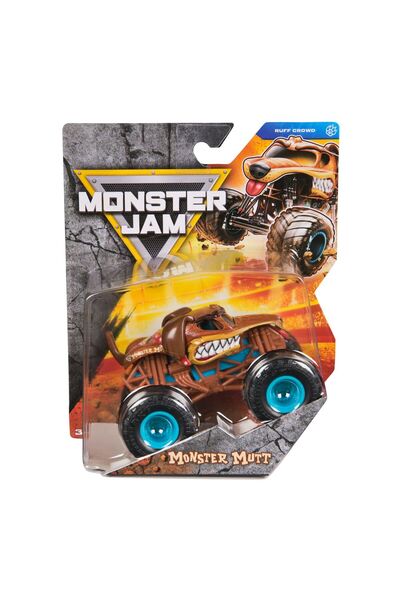 Monster Jam ruff crowd masinuta metalica monster mutt scara 1 la 64