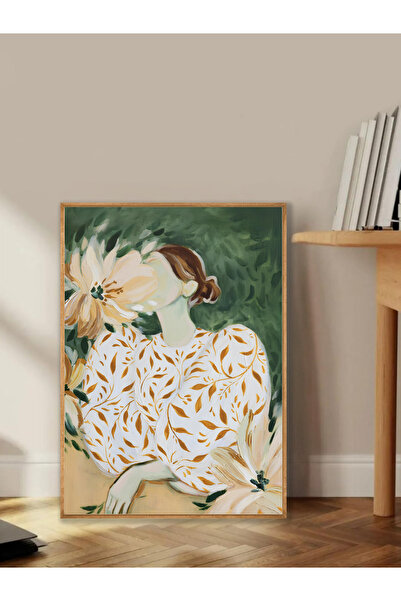 Tuba Decor Τραπέζι σαλονιού κουζίνας με ξύλινο πλαίσιο μονοκόμματο