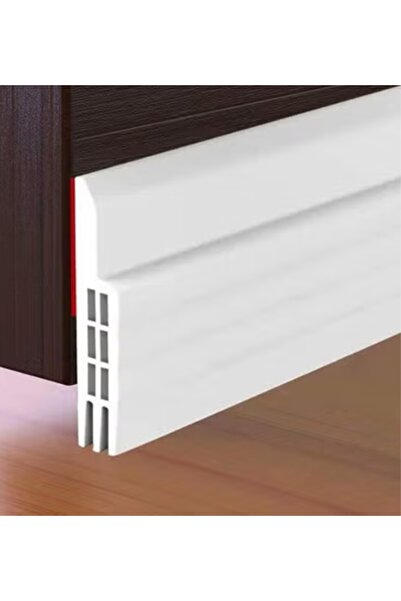 BULLGA 100cm White Door Bottom Protective Seal Strip, Windproof, Dustproof, and Noise Resistant