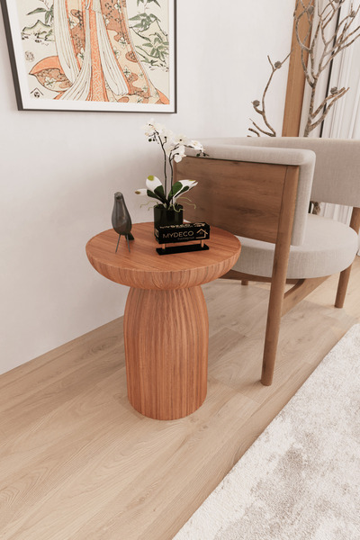 MYDECO TEKLİ BOHEM SEHPA & MANTAR SEHPA & ZİGON SEHPA & CEVİZ