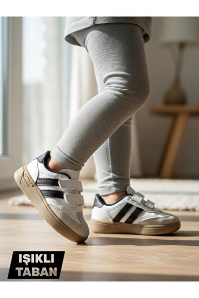 ellaboni Unisex Velcro Comfortable Lightweight Children's Lighted Sports Shoes Sneaker