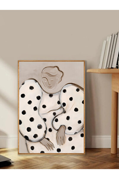 Tuba Decor Tablo dintr-o singură bucată cu rame din lemn pentru sufragerie, s...