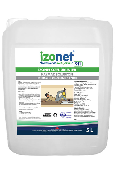 İzonet 911 KAYMAZ ZEMİN SOLUSYONU