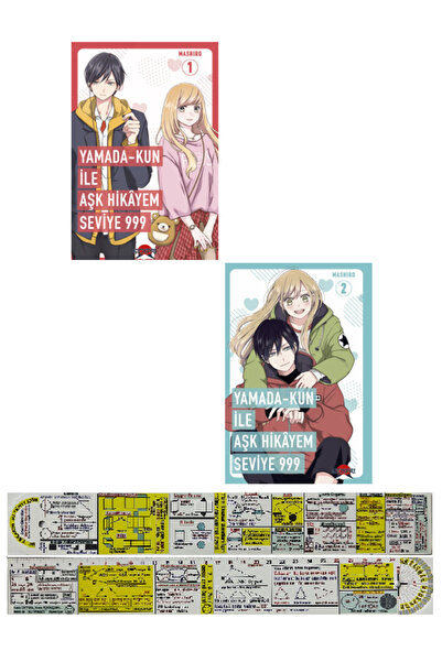 Senpai Yamada-Kun ile Aşk Hikayem Seviye 999 1-2. Ciltler Manga Seti + Özel C...