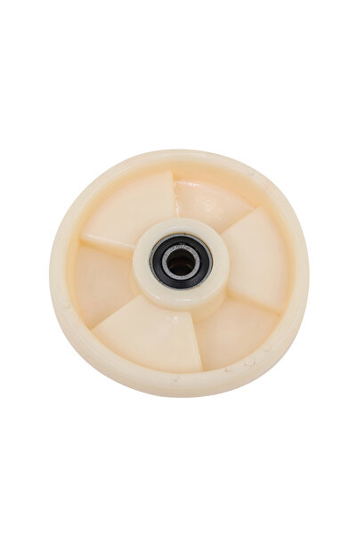 Lawazim Pallet Jack Front Wheel PVC 180x50cm White Replacement Wheel