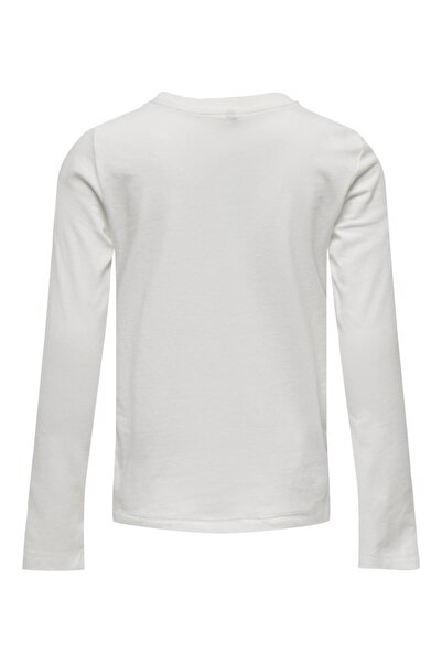 ONLY Girl's Kognaja Reg L/S Believe Top Box Jrs O15303285-4308617