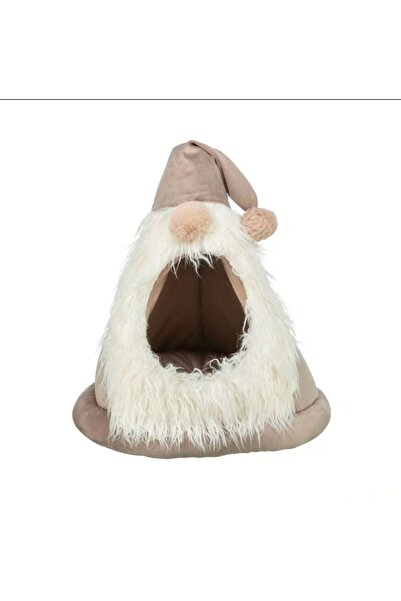 Trixie Xmas Cave Bed, Dwarf, for Cats, 45 x 47 cm, Beige