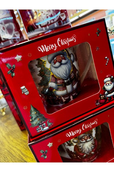 hediye Esterhomedecor Christmas Themed Gift Porcelain Mug